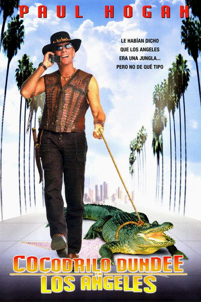 Póster de Cocodrilo Dundee en Hollywood