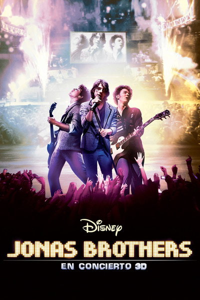 Póster de Jonas Brothers en concierto 3D