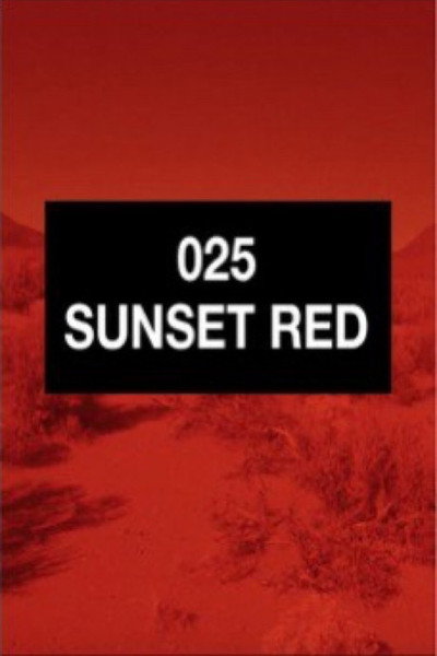 Póster de 025 Sunset Red