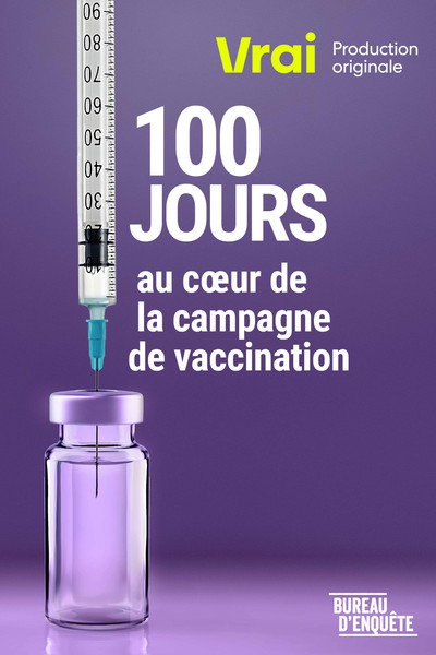 Póster de 100 jours au coeur de la campagne de vaccination
