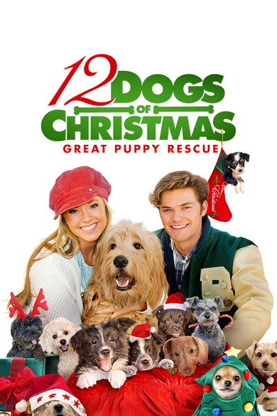 Póster de 12 perritos de Navidad: el gran Rescate