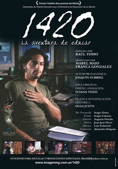 Póster de 1420, la aventura de educar