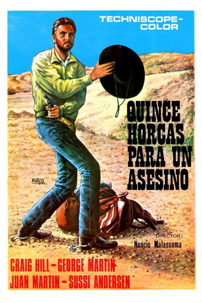 Póster de 15 horcas para un asesino