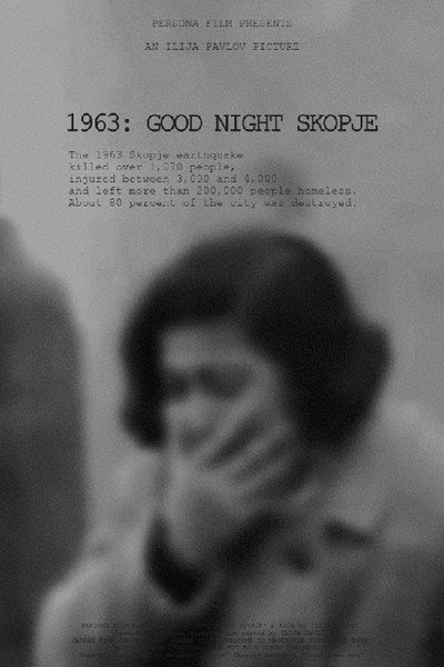 Póster de 1963: Good Night Skopje