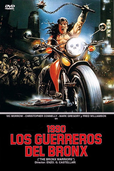 Póster de 1990: Los guerreros del Bronx