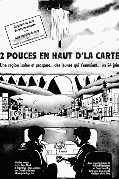 Póster de 2 pouces en haut de la carte