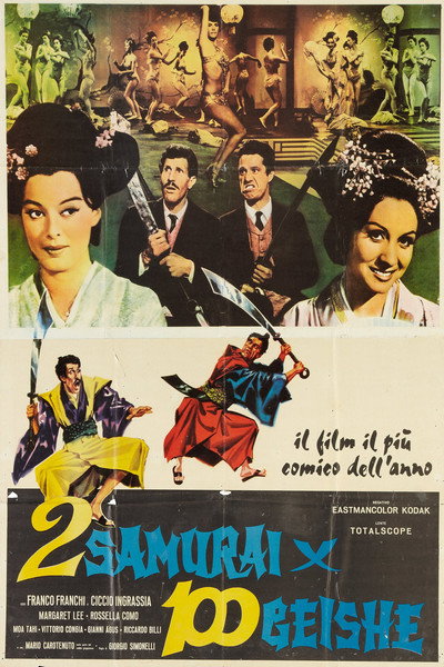 Póster de 2 samurai per 100 geishe