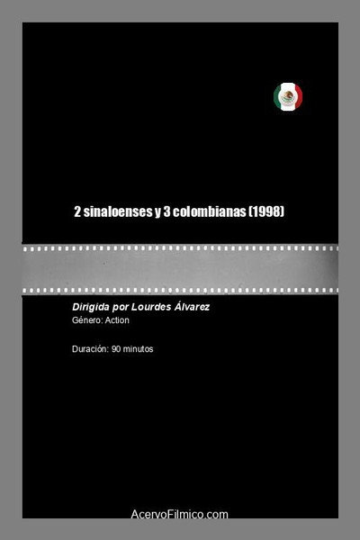Póster de 2 sinaloenses y 3 colombianas