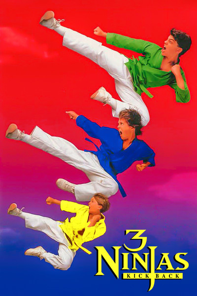 Póster de 3 ninjas contraatacan