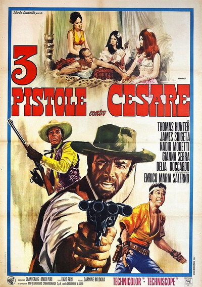 Póster de 3 pistole contro Cesare