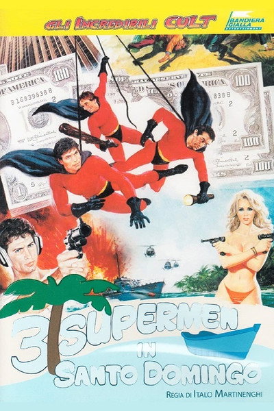 Póster de 3 Superman en Sto. Domingo