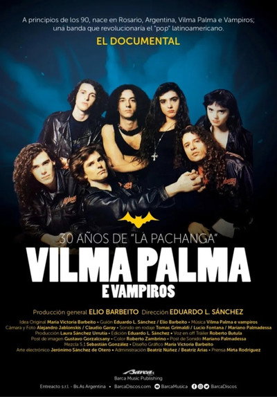 Póster de 30 años de La Pachanga - Vilma Palma e Vampiros