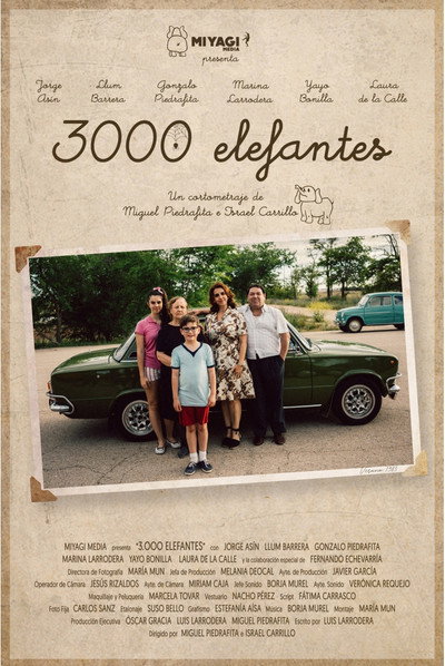 Póster de 3000 elefantes