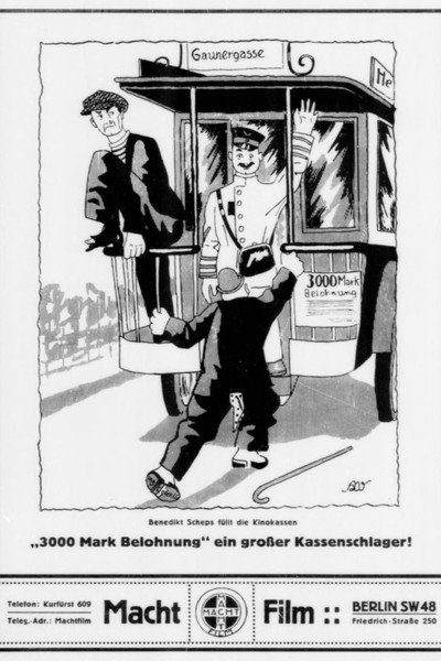 Póster de 3000 Mark Belohnung