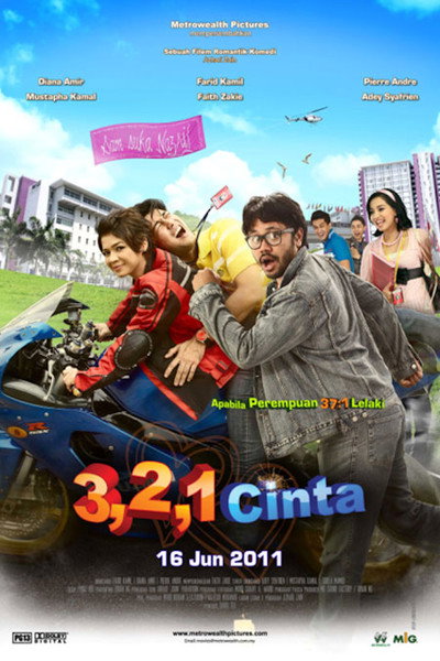 Póster de 3,2,1 Cinta