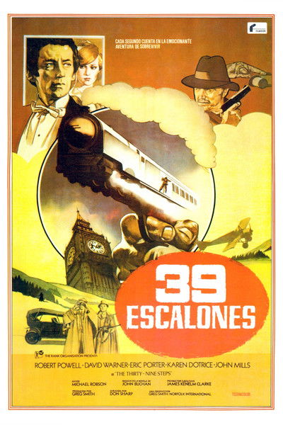 Póster de 39 escalones