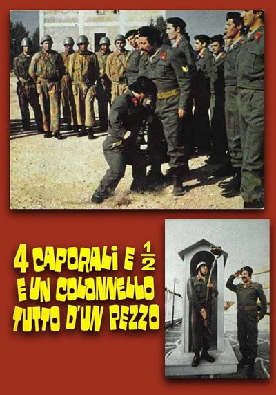 Póster de 4 caporali e 1/2 e un colonnello tutto d'un pezzo