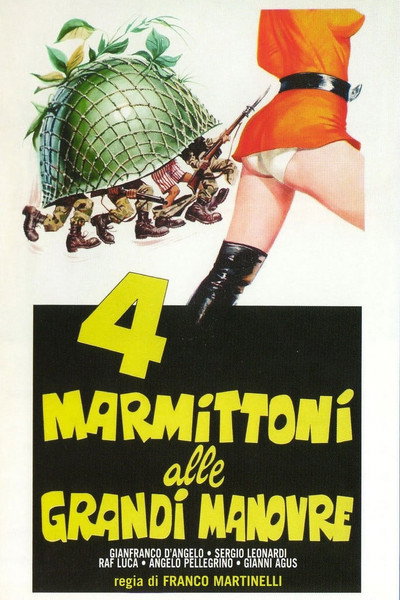 Póster de 4 Crazy Draftees at the Army