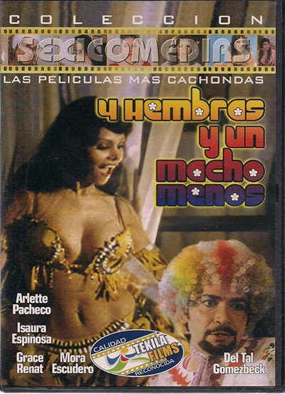 Póster de 4 hembras y un macho menos