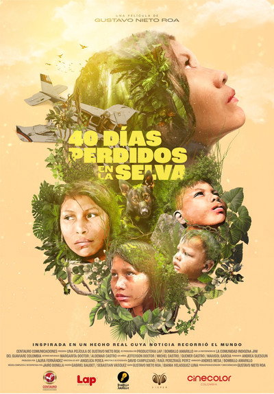 Póster de 40 días perdidos en la Selva