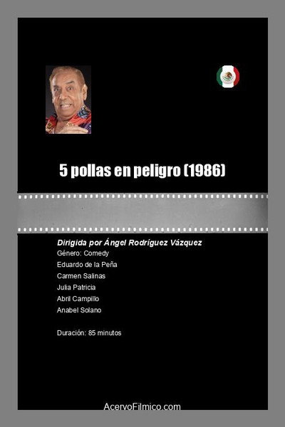 Póster de 5 pollas en peligro