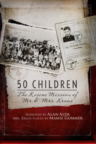Póster de 50 niños: la misión de rescate del Sr. y la Sra. Kraus