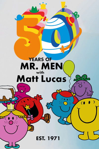 Póster de 50 Years of Mr Men with Matt Lucas