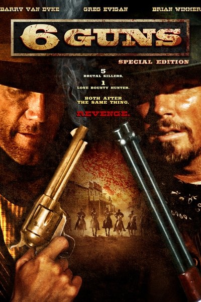 Póster de 6 Pistolas