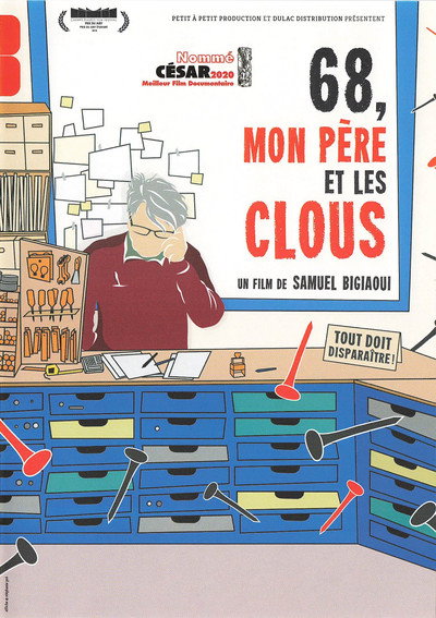 Póster de 68, mon père et les clous