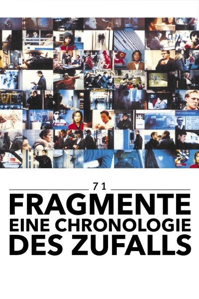 Póster de 71 fragmentos de una cronología del azar