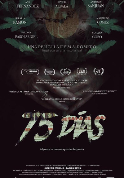 Póster de 75 días (Los crímenes de Alcàsser)