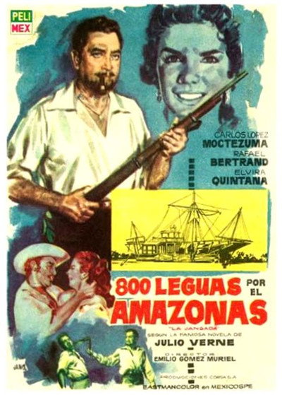 Póster de 800 Leagues Over the Amazon