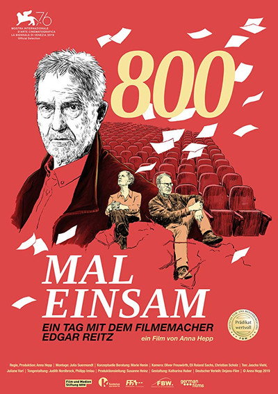 Póster de 800 veces solitario - un día con el cineasta Edgar Reitz