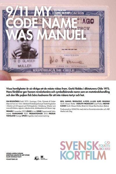Póster de 9/11 My code name was Manuel
