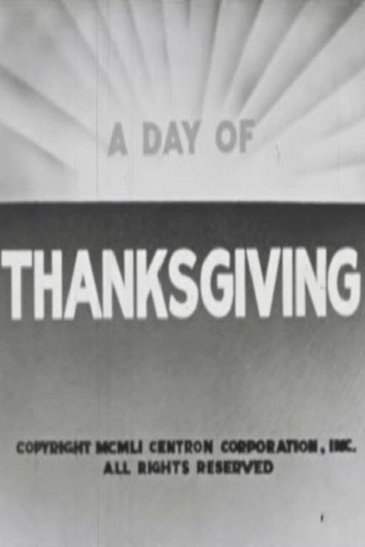 Póster de A Day of Thanksgiving