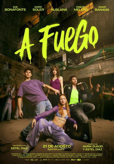 Póster de A fuego