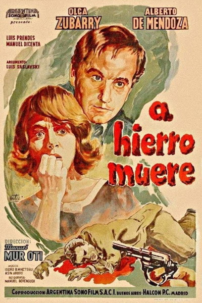 Póster de A hierro muere
