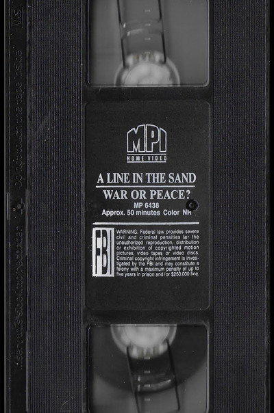 Póster de A Line in the Sand: War or Peace?
