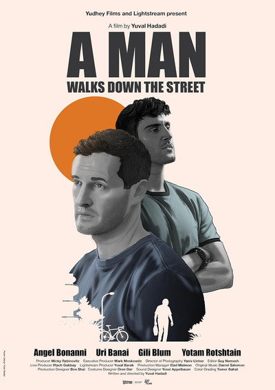 Póster de A Man Walks Down the Street