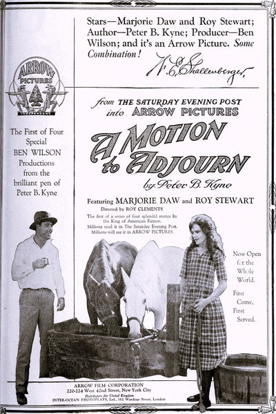 Póster de A Motion to Adjourn