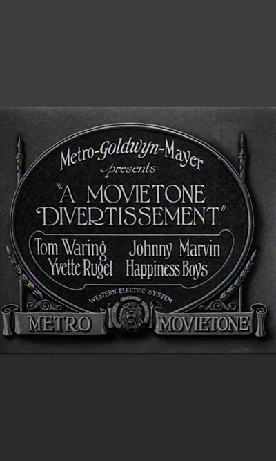 Póster de A Movietone Divertissement