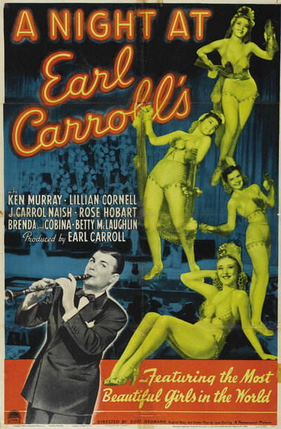 Póster de A Night at Earl Carroll's