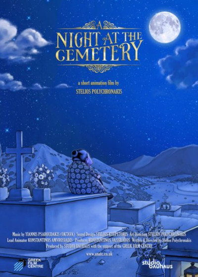Póster de A Night at the Cemetery