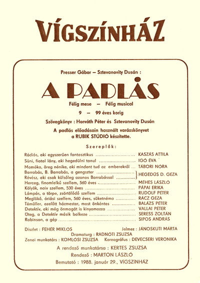 Póster de A padlás
