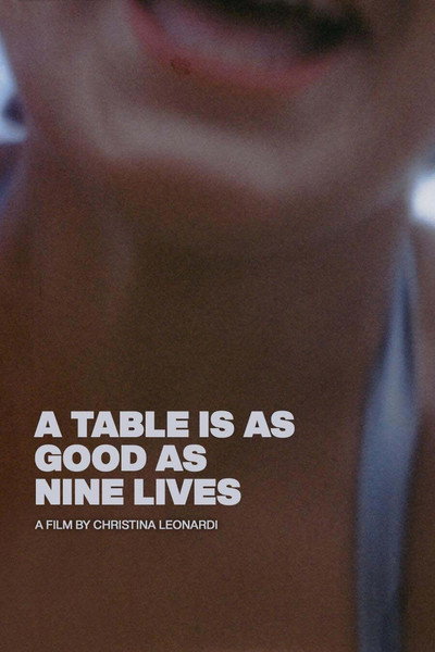 Póster de A Table Is as Good as Nine Lives