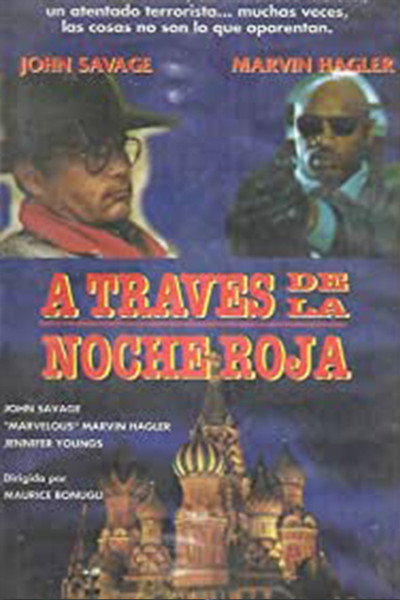 Póster de A través de la noche roja