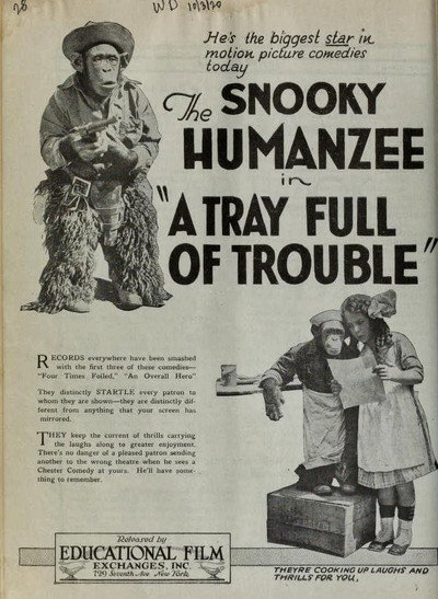 Póster de A Tray Full of Trouble