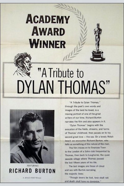 Póster de A Tribute to Dylan Thomas