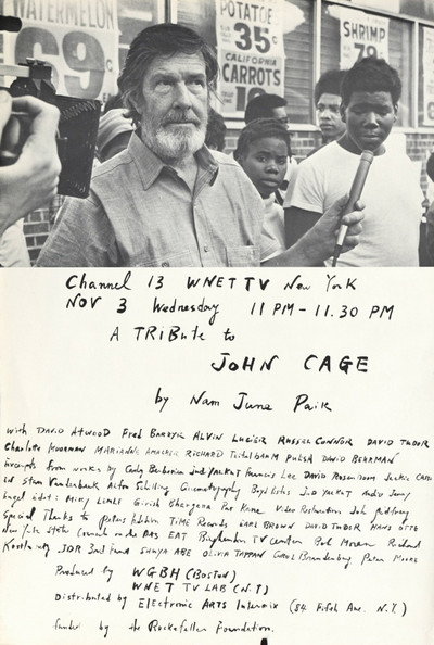 Póster de A Tribute to John Cage