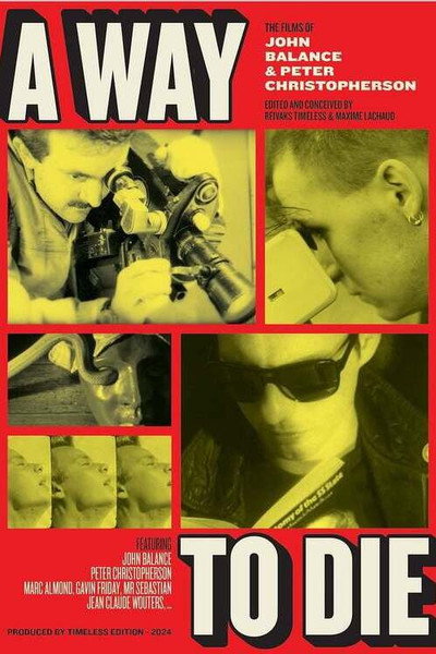 Póster de A Way to Die: The Films of Peter Christopherson and John Balance